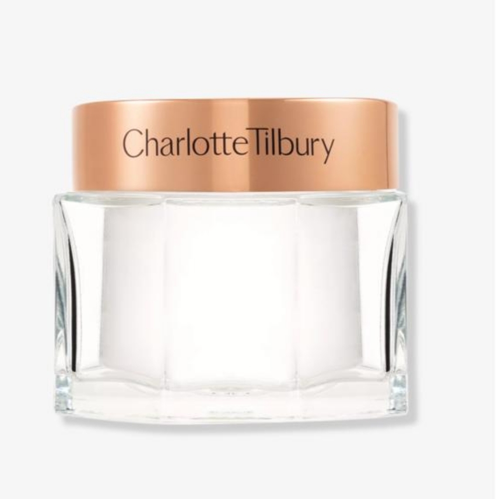 Brans new Charlotte Tilbury Glass Jar with Gold Lid
